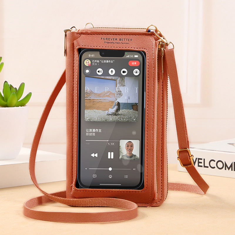 Women's Multifunctional Touch Screen Phone Bag