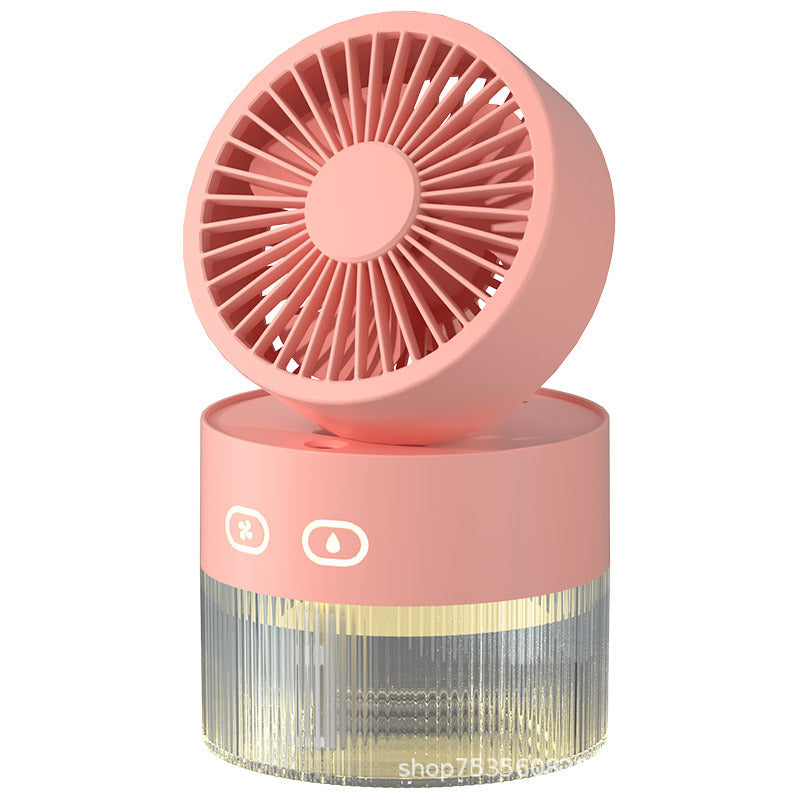 Strong Wind Desktop Atmosphere Lamp Fan Humidifier