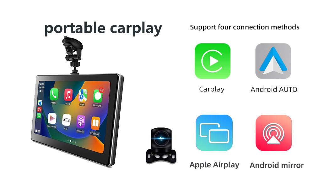 7-inch Wireless CARPLAY Projection Camera