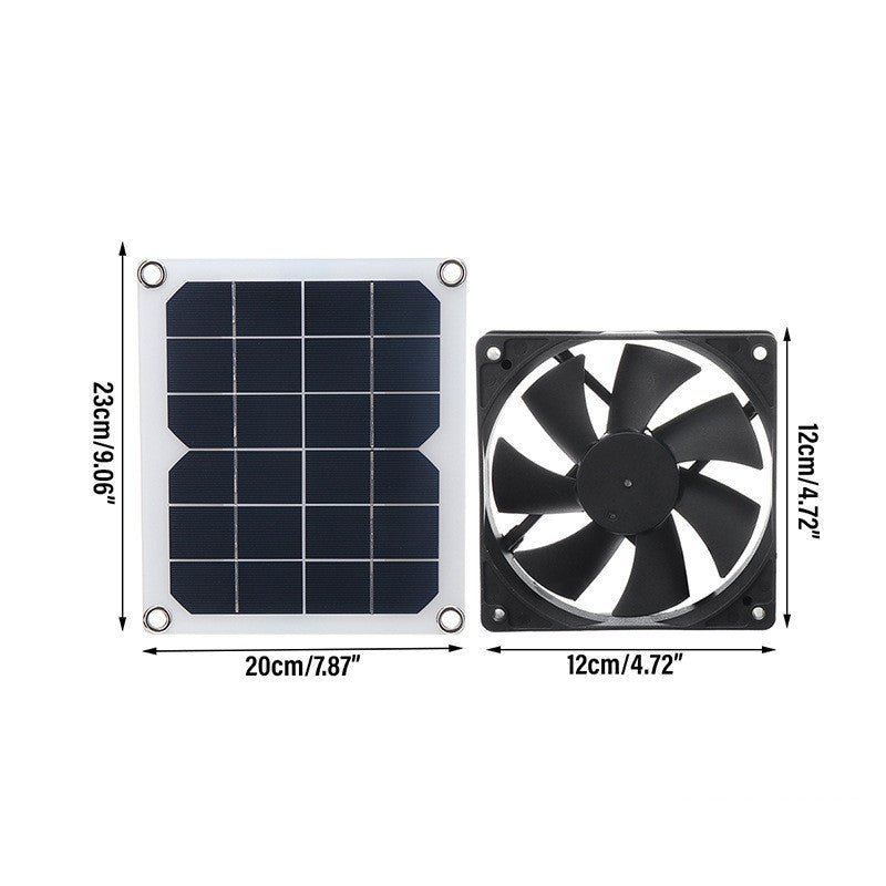 10W Solar Panel For Fan Mini Fan Greenhouse Home