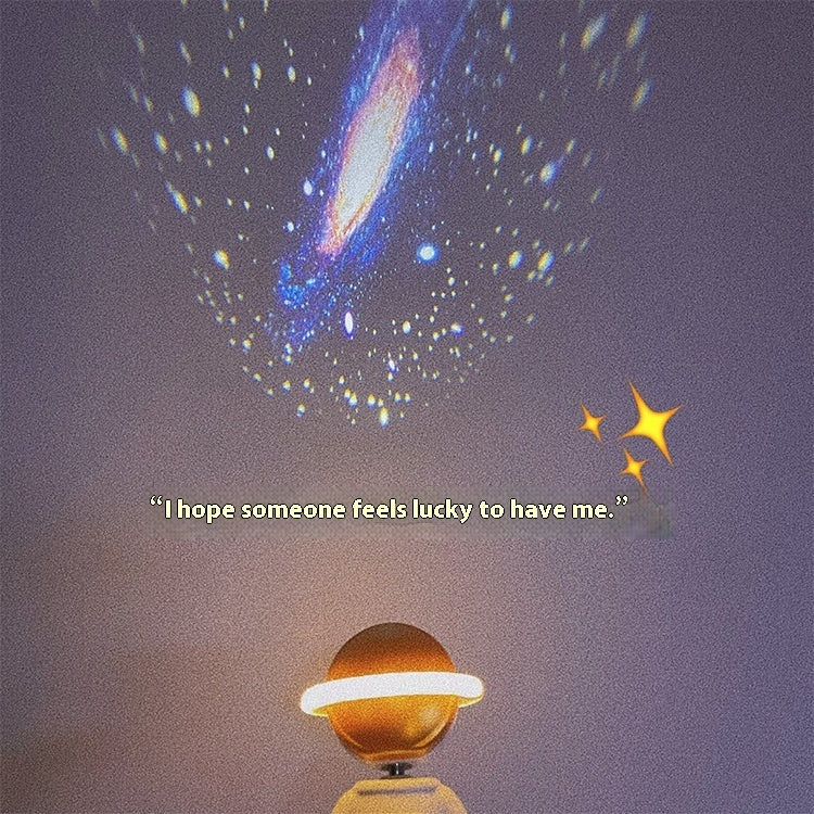 2024 New Astronaut Star Projector Lamp Ins Touch Usb Charging Night Light Rotatable Bedside Atmosphere Lights Lamp Bedroom Decor