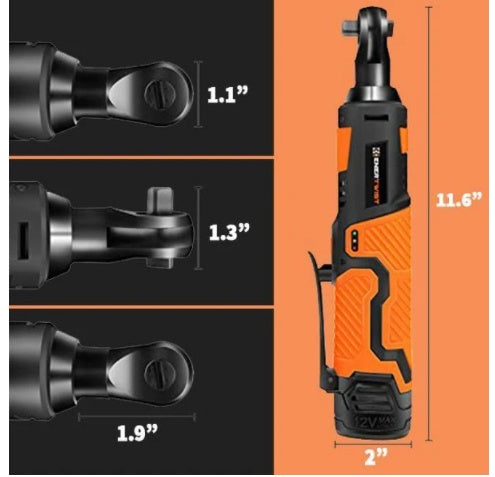 Cordless Ratchet Wrench 90 Degree Angle Wrench